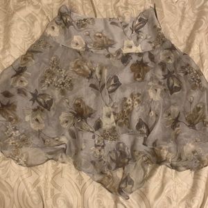 Lauren Ralph Lauren Floral Georgette Skirt